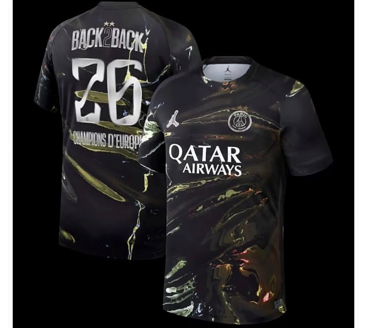 Maillot PSG Back 2 Back 2 étoiles